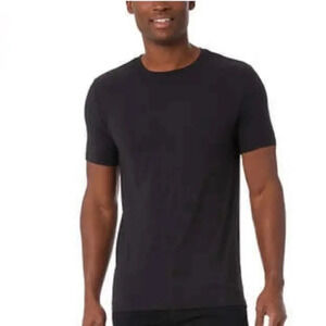 32 Degrees Men's Lightweight Cool Tee, 3-pack Large Black